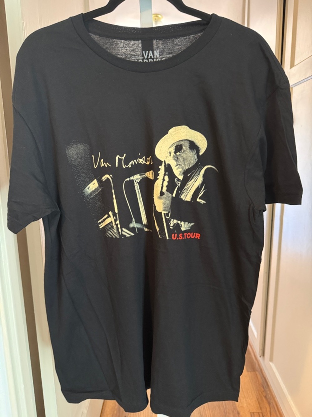 Van Morrison Black U.S. Tour 2024 Graphic Tee